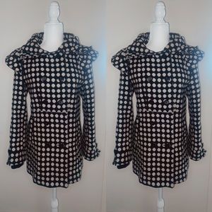 Polka dot coat